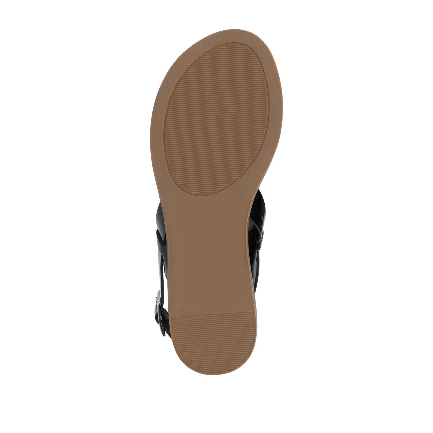 Journee LAVINE MULTI STRAP SANDALS NEW - Black Patent