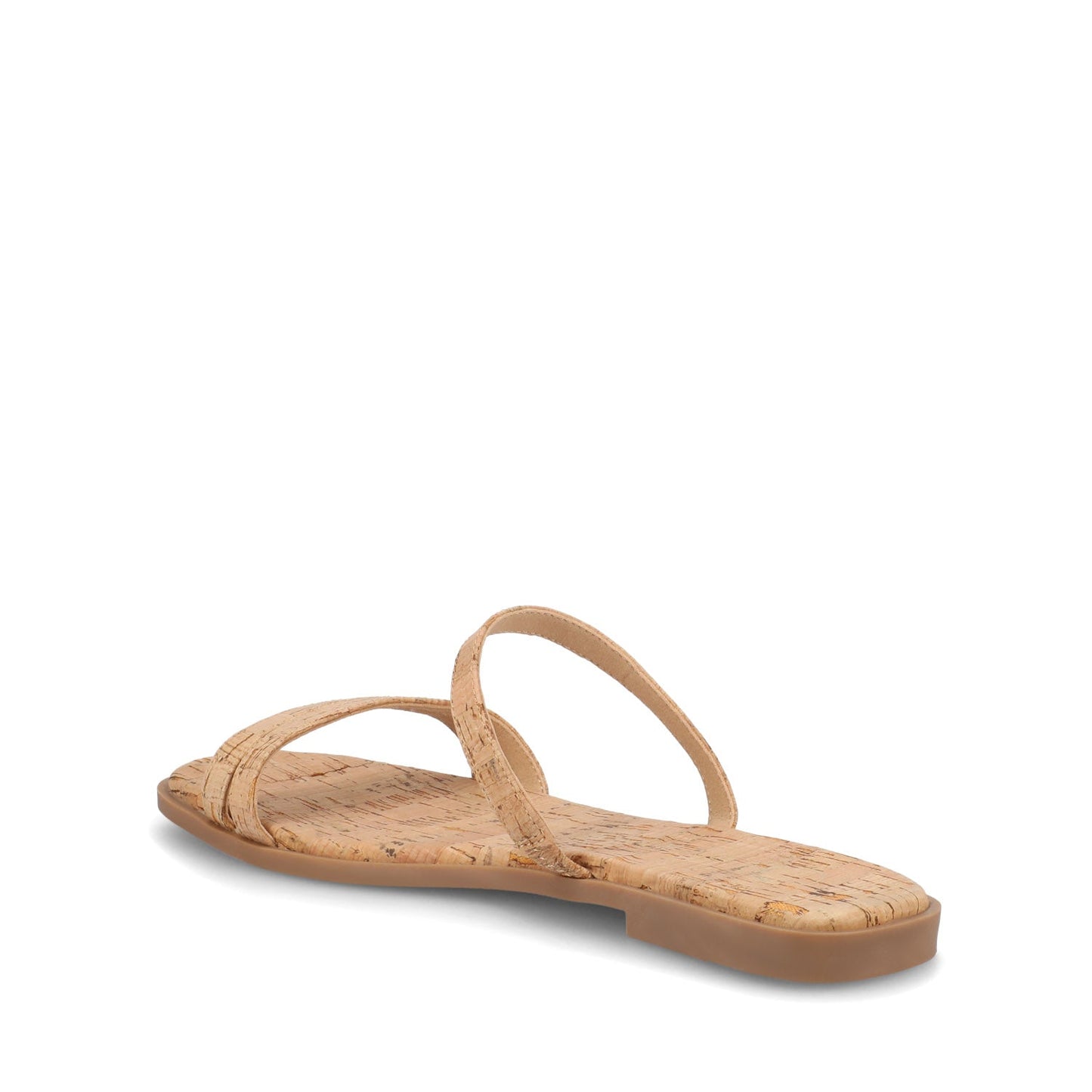 Journee BRISA MULTI STRAP SLIDE SANDALS - Cork