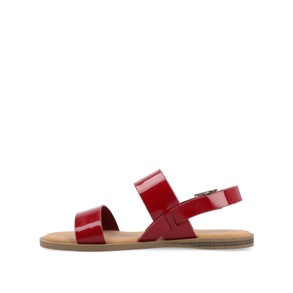 Journee LAVINE MULTI STRAP SANDALS IN STATEMENT - Red