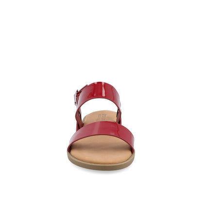Journee LAVINE MULTI STRAP SANDALS IN STATEMENT - Red