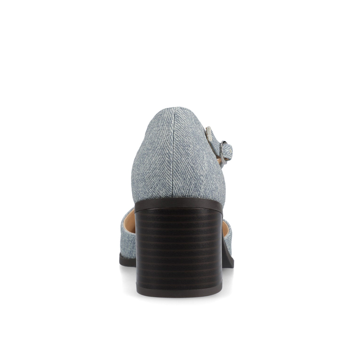 Journee EVANGELINE D'ORSAY HEELS IN VEGAN LEATHER - Denim