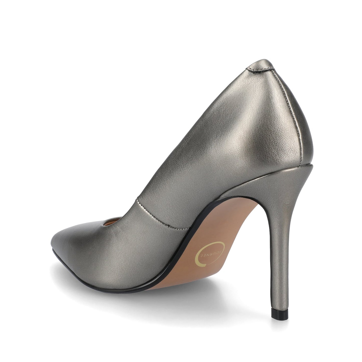 Journee VENUS STILETTO DRESS PUMPS HEELS - Pewter