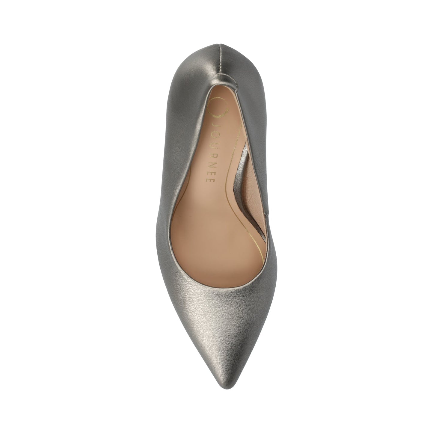 Journee VENUS STILETTO DRESS PUMPS HEELS - Pewter