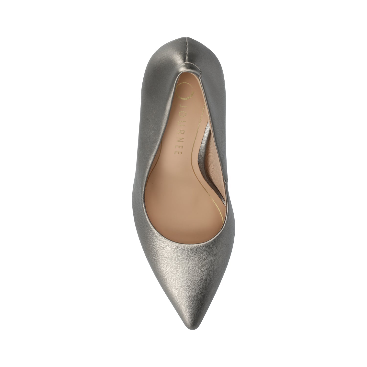 Journee VENUS STILETTO DRESS PUMPS HEELS - Pewter
