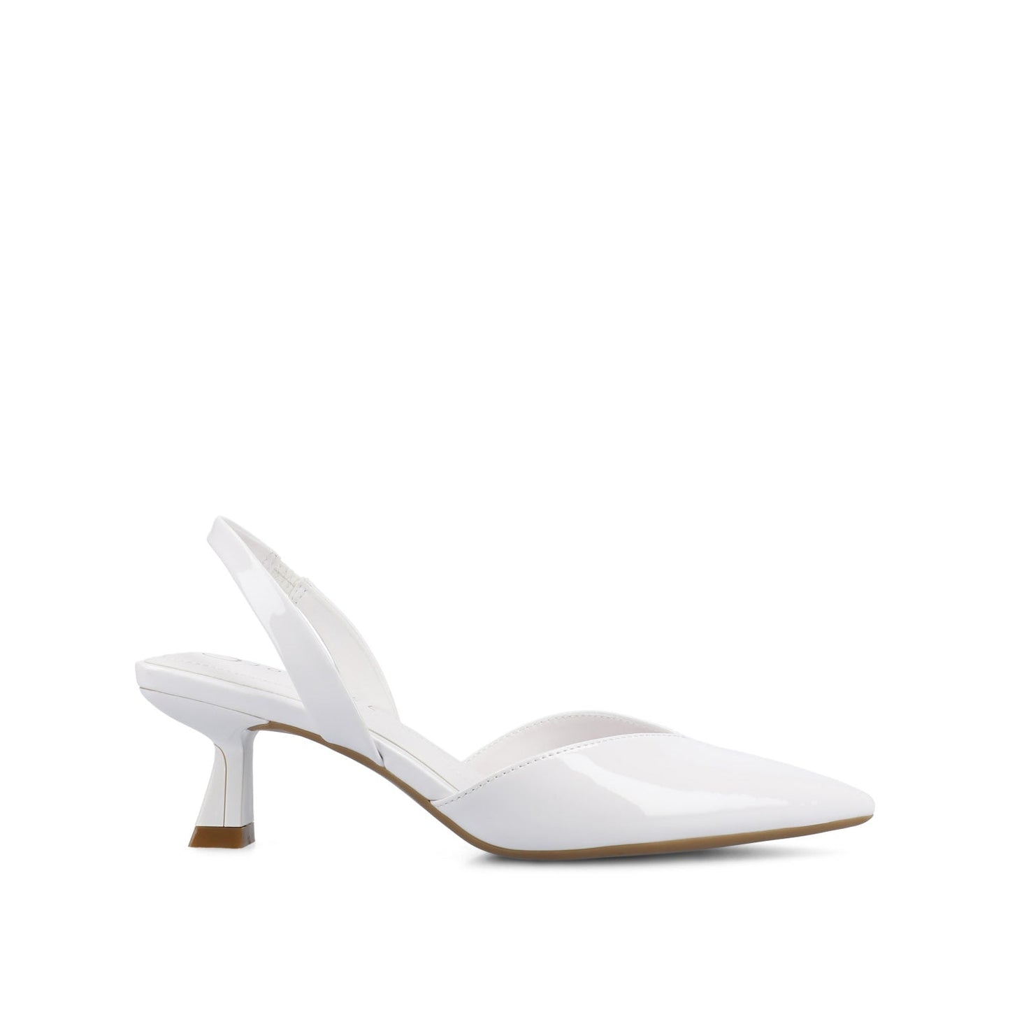 Journee FALLON SLING BACK HEELS - White