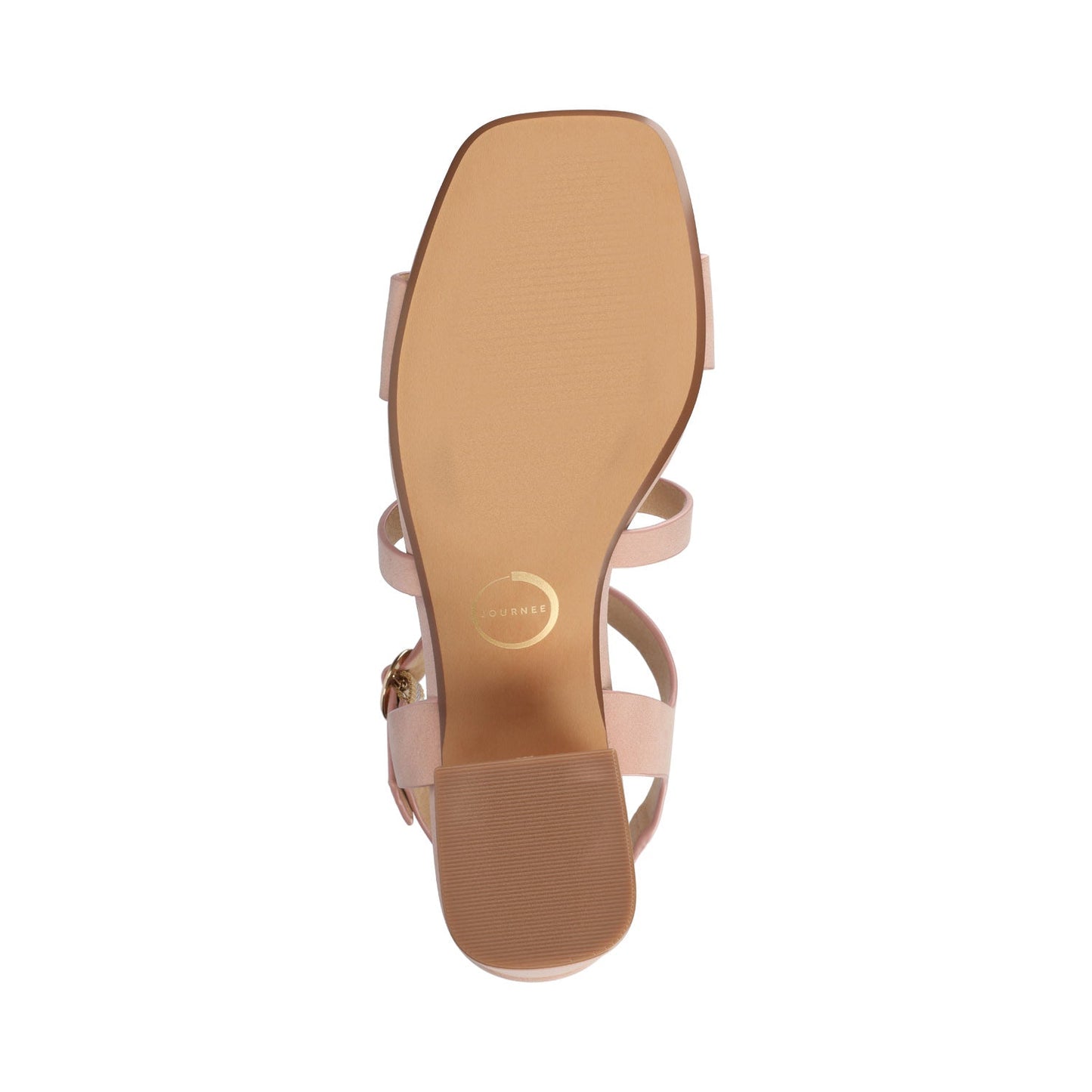 Journee MERISOL ANKLE STRAP HEELS - Blush