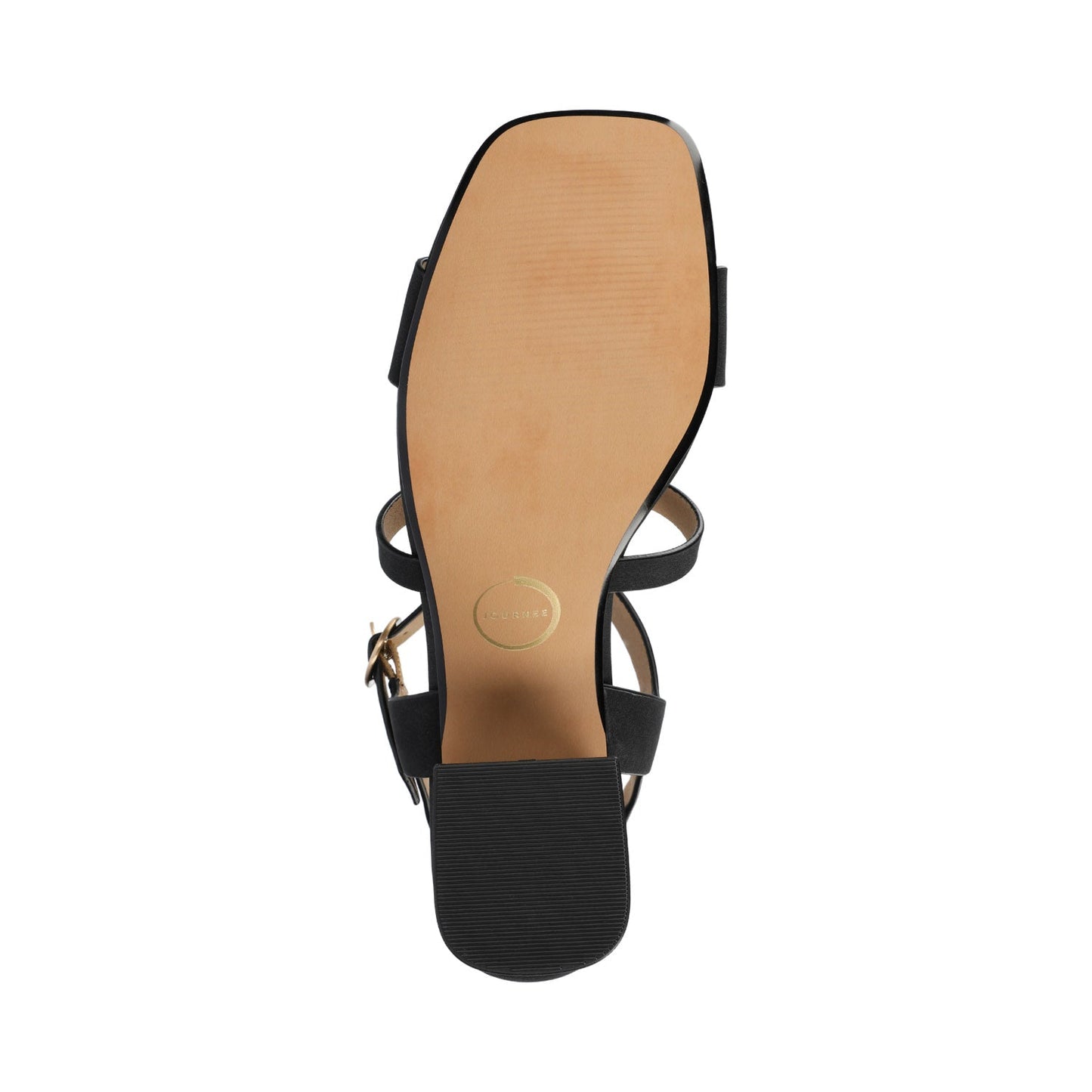 Journee MERISOL ANKLE STRAP HEELS - Black