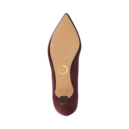 Journee PAMMIE STATEMENT KITTEN HEELS - Oxblood