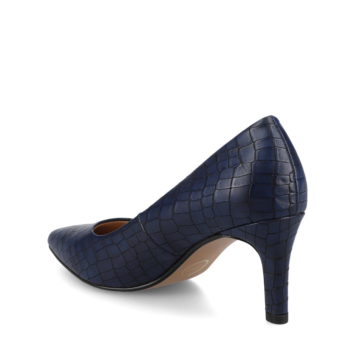 Journee SCYLEE STILETTO PUMP HEELS - Blue Croco