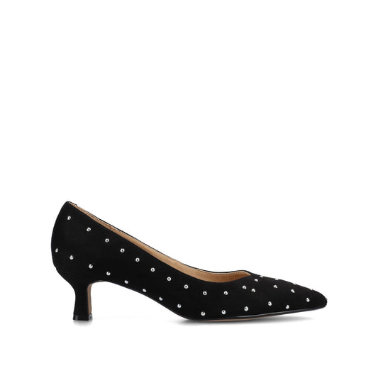 Journee PAMMIE STATEMENT KITTEN HEELS - Black Stud