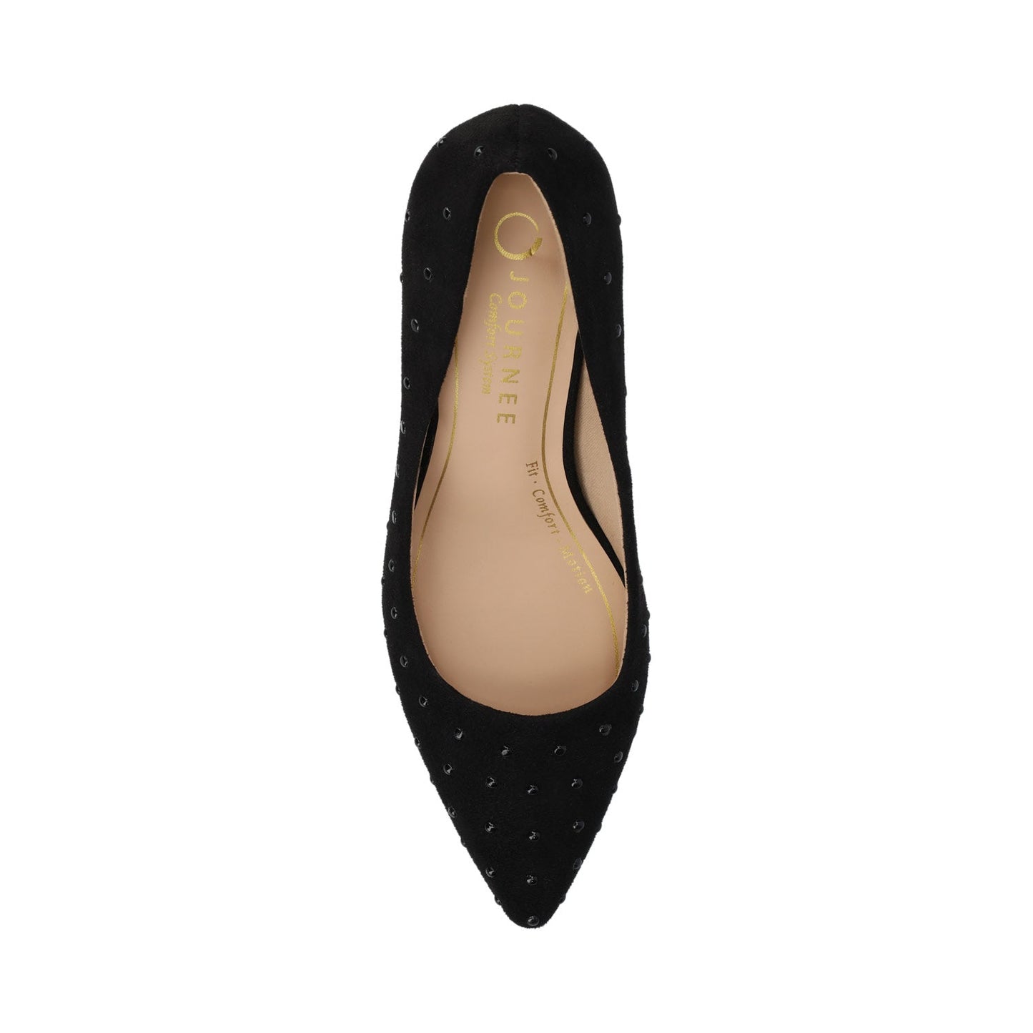 Journee SCYLEE STILETTO PUMP HEELS - Black Stud