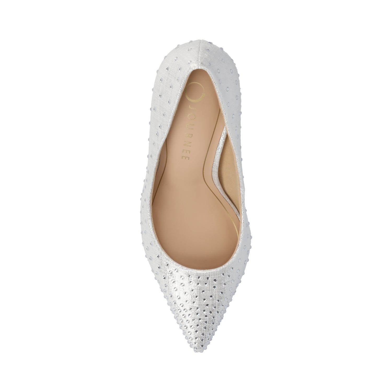 Journee VENUS STATEMENT STILETTO DRESS PUMP HEELS - Silver