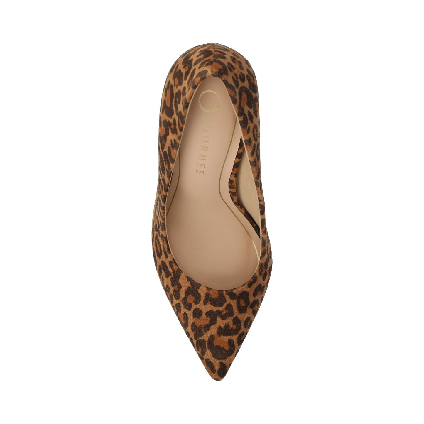 Journee VENUS STATEMENT STILETTO DRESS PUMP HEELS - Leopard/Camel