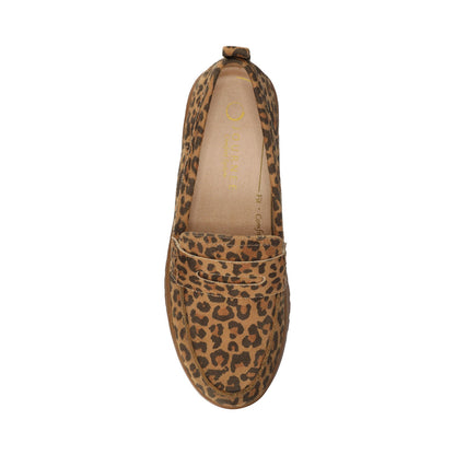 Journee TAYLA PENNY LOAFER - Leopard Camel