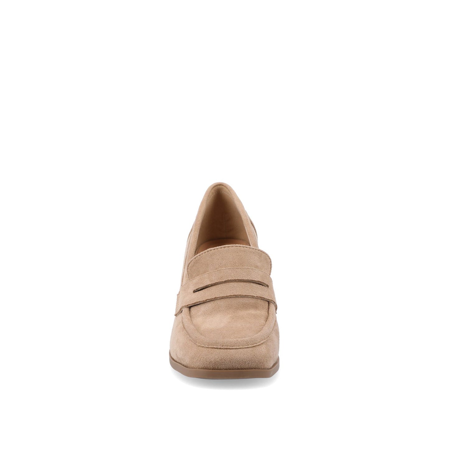 Journee MALLEAH BLOCK HEEL LOAFERS - Black