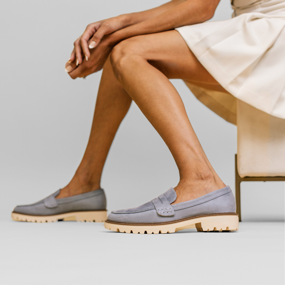 Journee KENLY LOAFER FLATS IN SNAKE - Tan Snake