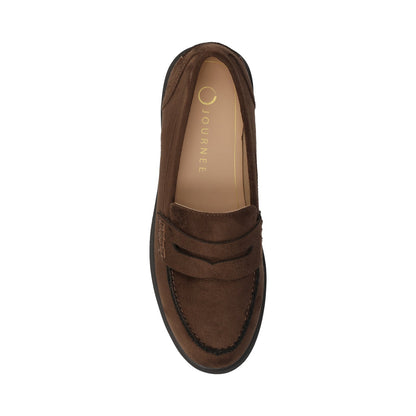 Journee BROOKS PENNY LOAFER - Chocolate