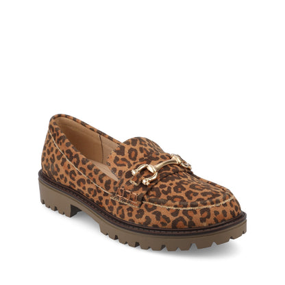 Journee JESSAMEY LOAFER FLAT - Leopard