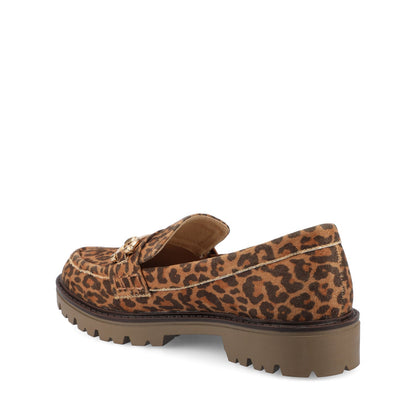 Journee JESSAMEY LOAFER FLAT - Leopard