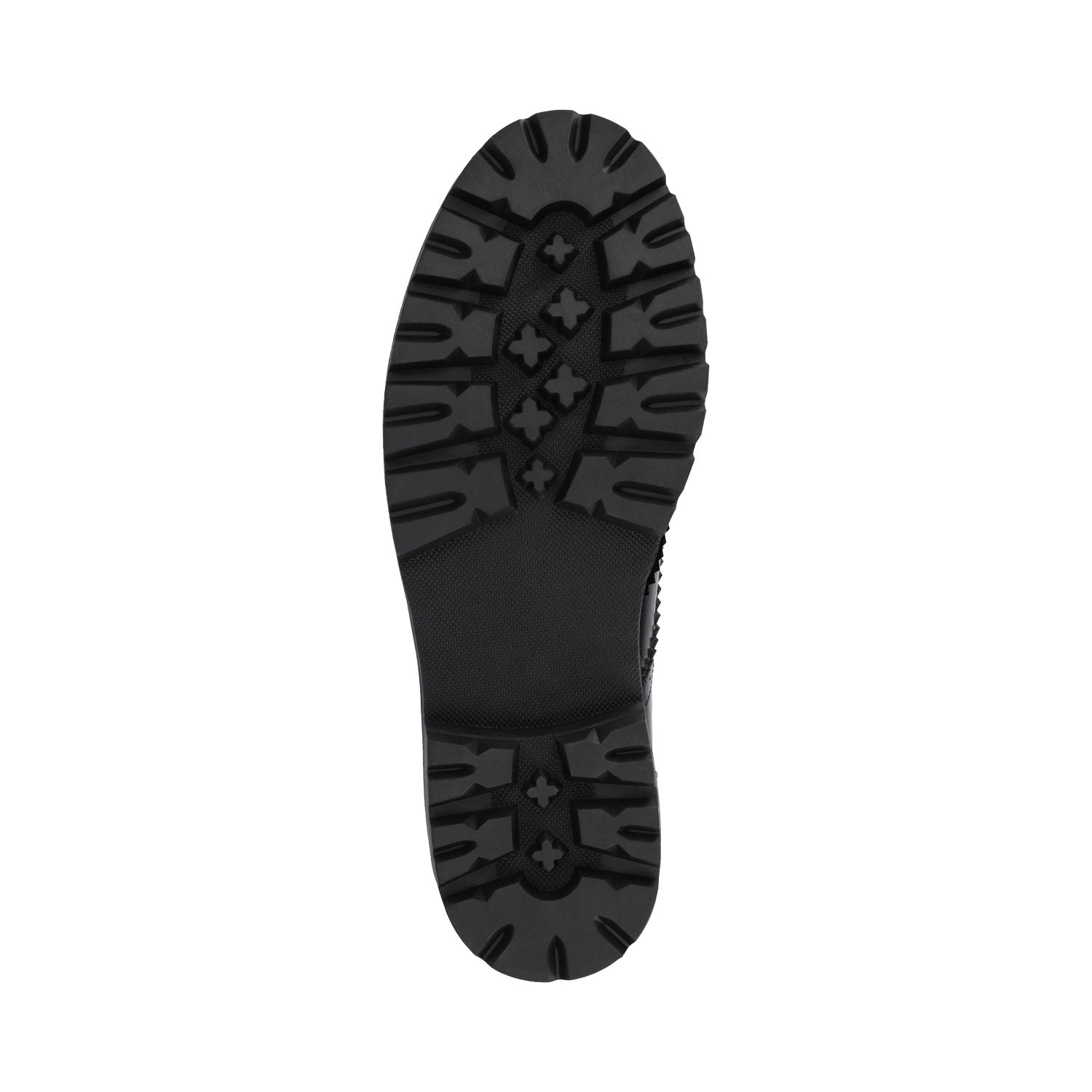 Journee CLAUDIYA OXFORD LOAFER IN VEGAN LEATHER - Black Patent