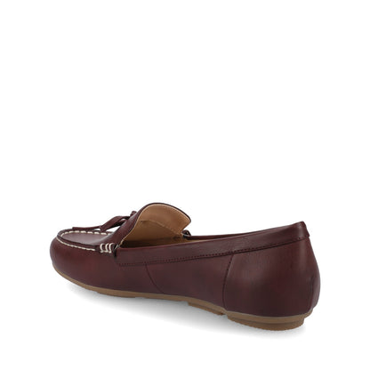 Journee NOVELLA DRIVING LOAFER - Oxblood