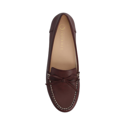Journee NOVELLA DRIVING LOAFER - Oxblood