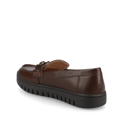 Journee KAYA BIT LOAFER - Chocolate