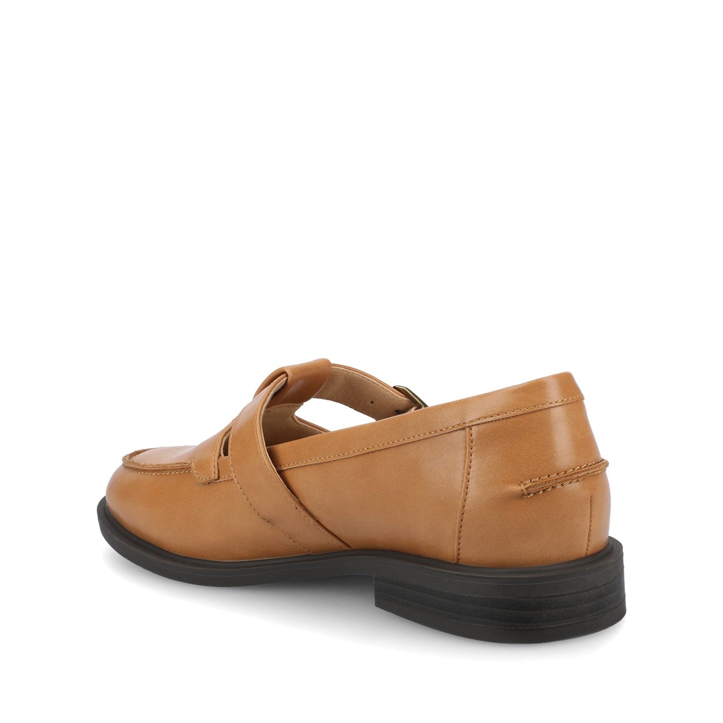 Journee CORINA T-STRAP LOAFER - Tan