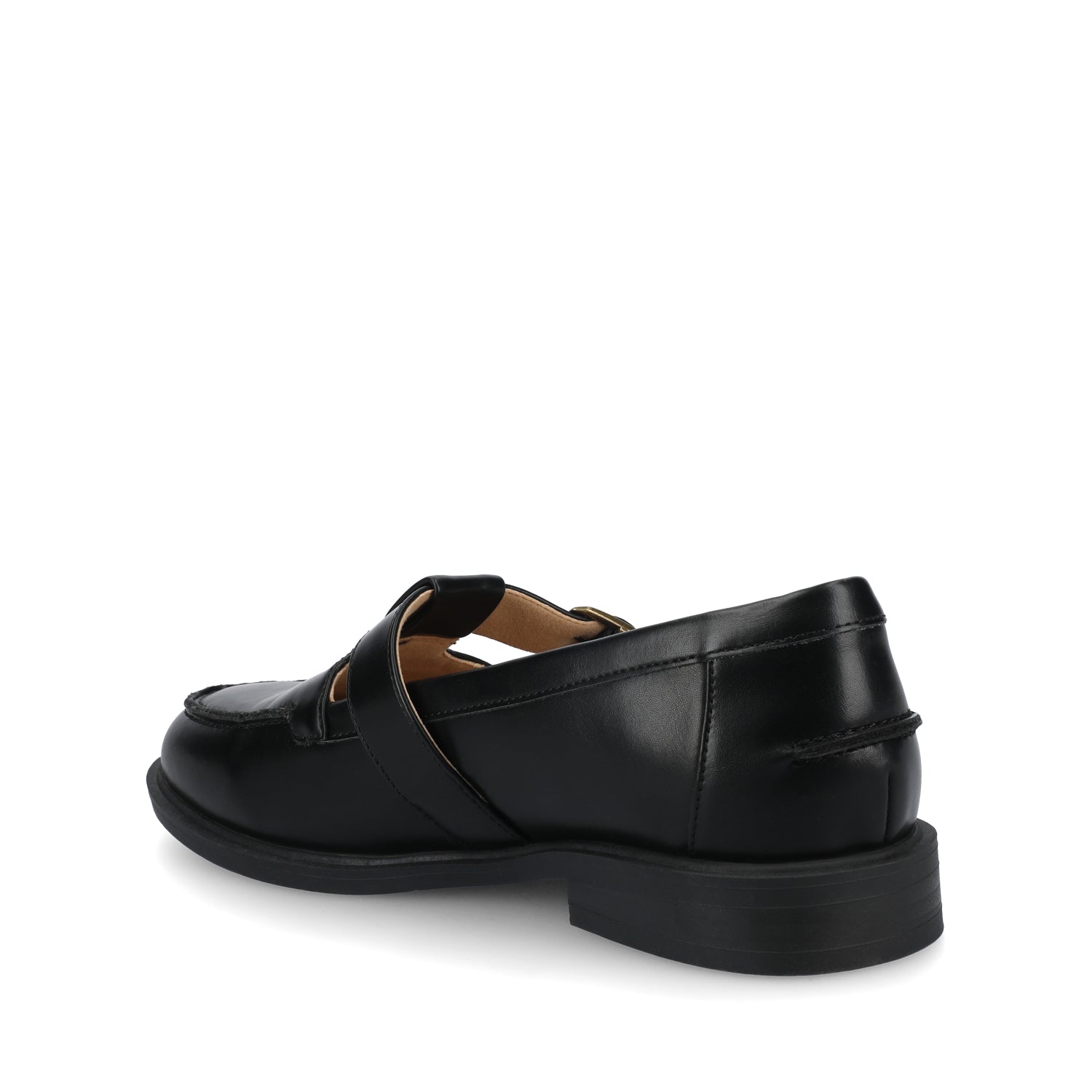 Journee CORINA T-STRAP LOAFER - Black