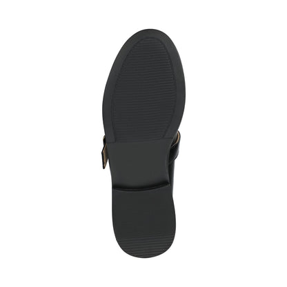 Journee CORINA T-STRAP LOAFER - Black