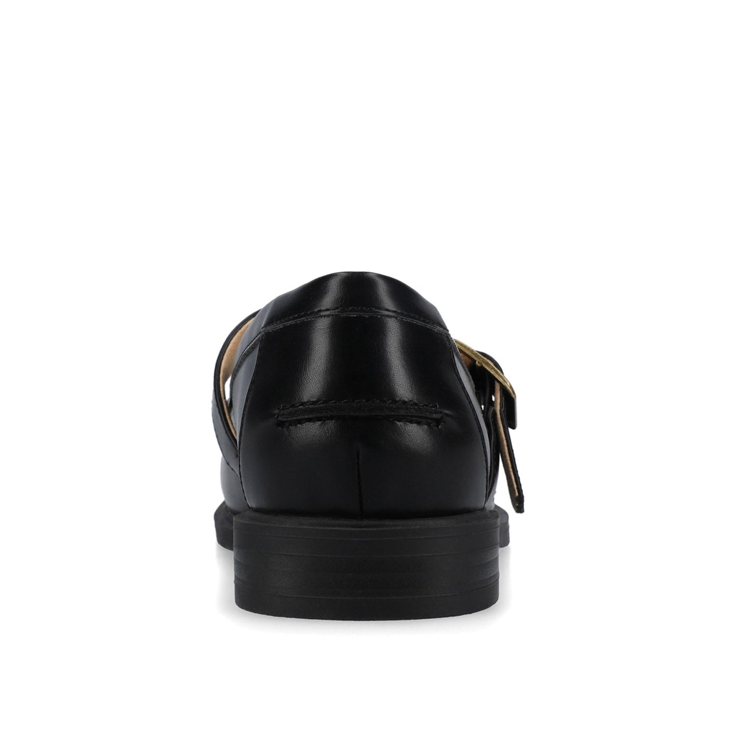 Journee CORINA T-STRAP LOAFER - Black