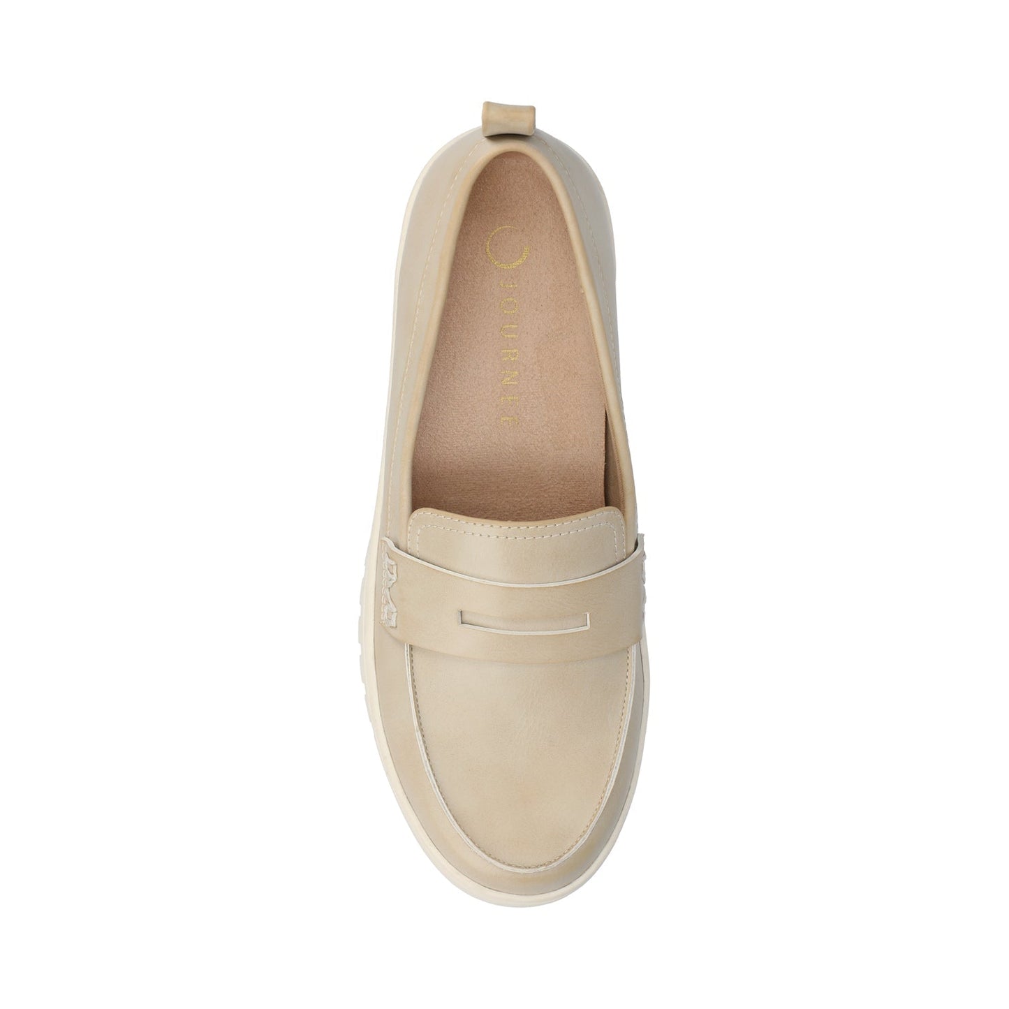 Journee TAYLA PENNY LOAFER - Beige