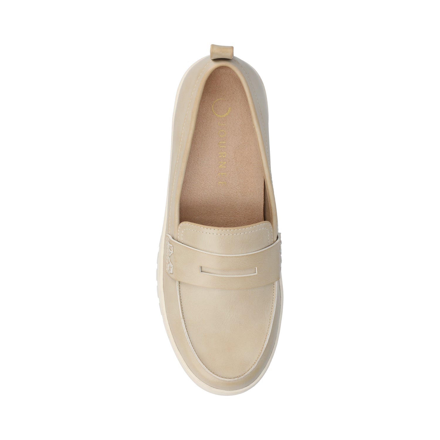 Journee TAYLA PENNY LOAFER - Beige
