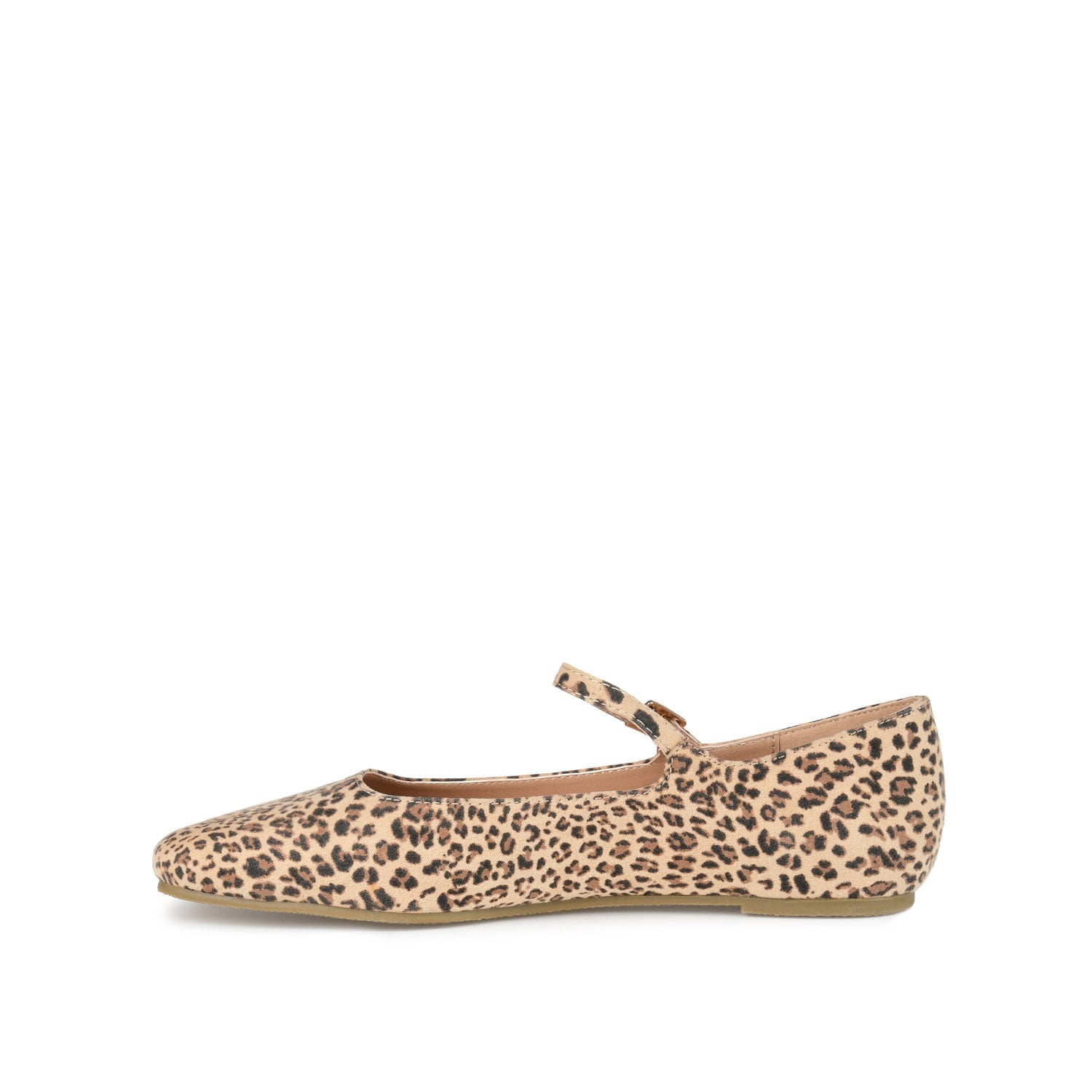 Journee CARRIE FAUX SUEDE BALLET FLATS - Leopard