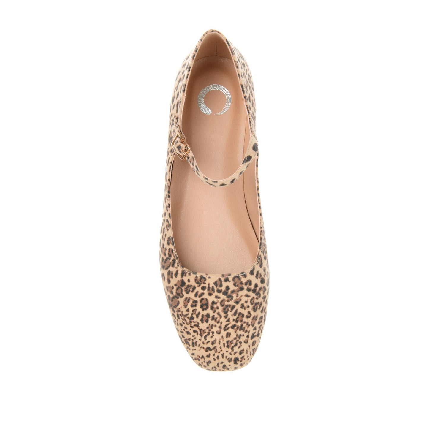 Journee CARRIE FAUX SUEDE BALLET FLATS - Leopard