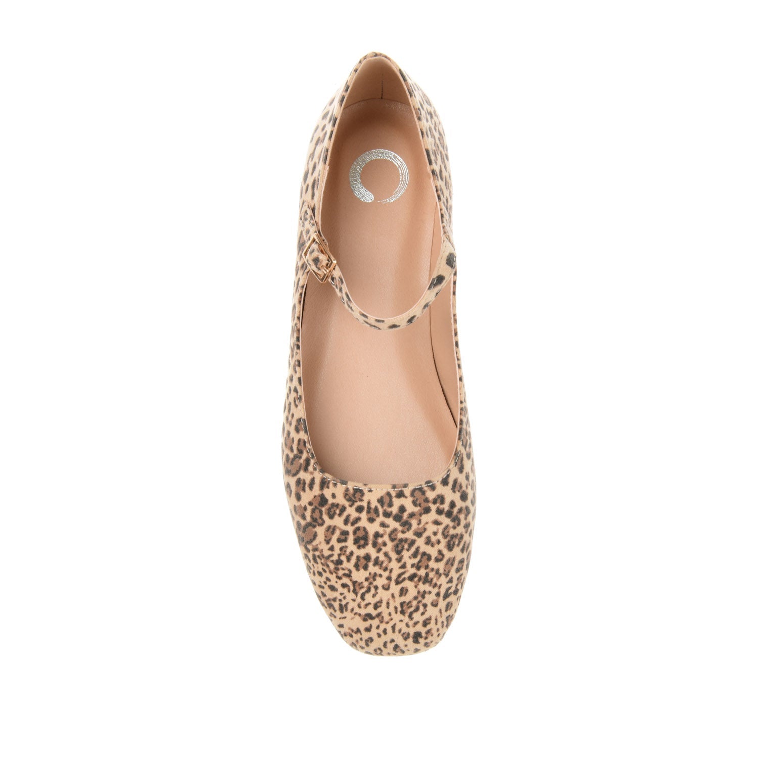 Journee CARRIE FAUX SUEDE BALLET FLATS - Leopard