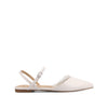 MARTINE SLINGBACK FLATS IN BONE LACE