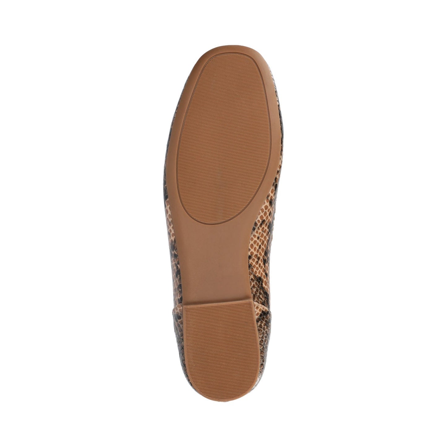 Journee NOELIA BALLET FLATS - Snake Brown