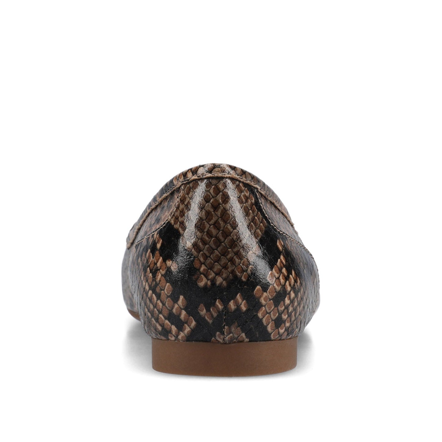 Journee NOELIA BALLET FLATS - Snake Brown