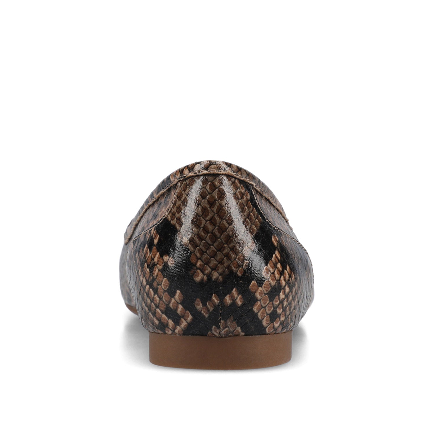 Journee NOELIA BALLET FLATS - Snake Brown