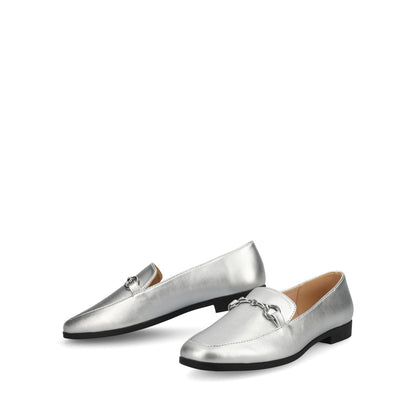 Journee LACIE SLIP ON LOAFERS - Silver
