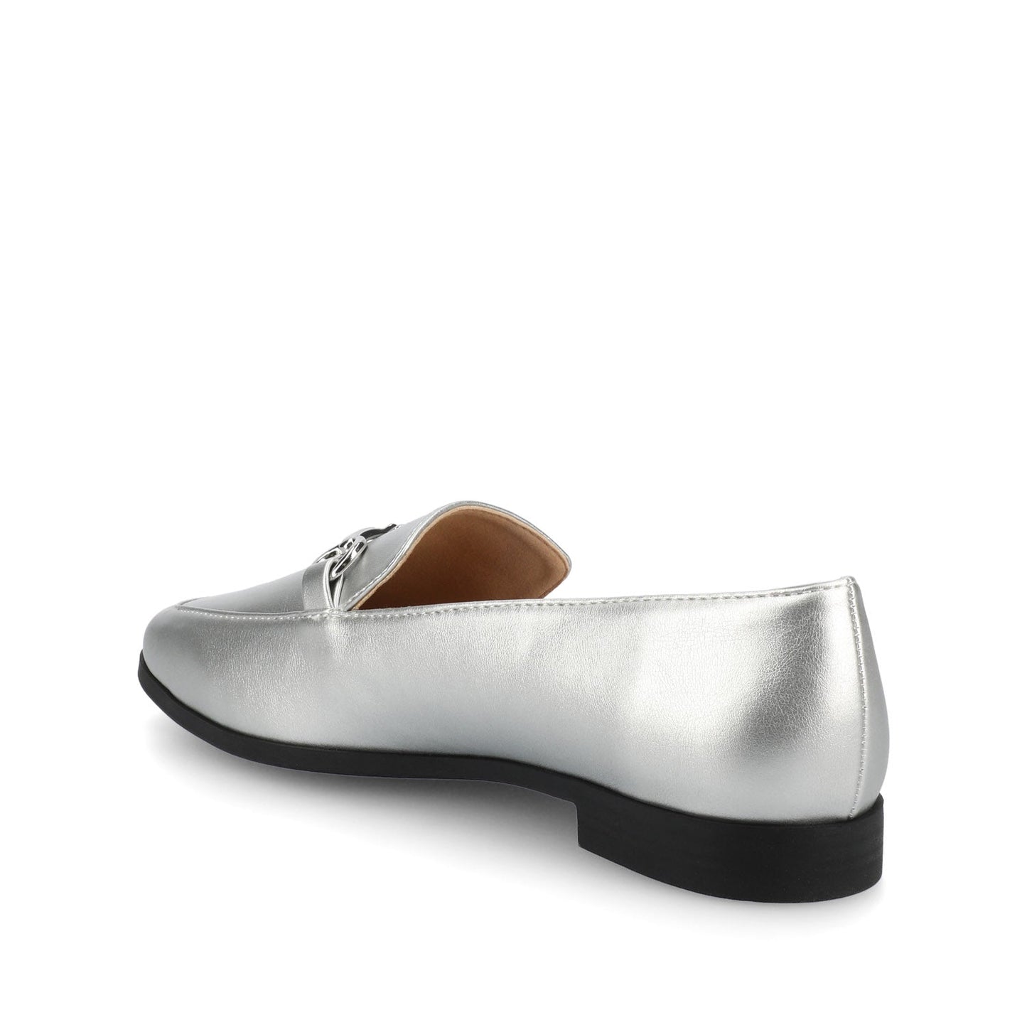 Journee LACIE SLIP ON LOAFERS - Silver