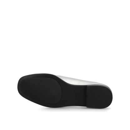 Journee LACIE SLIP ON LOAFERS - Silver