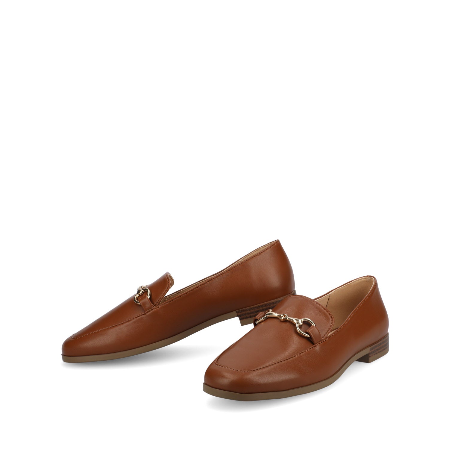 Journee LACIE SLIP ON LOAFERS - Cognac