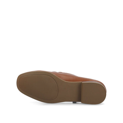 Journee LACIE SLIP ON LOAFERS - Cognac