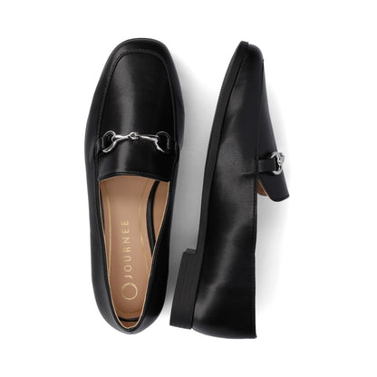 Journee LACIE SLIP ON LOAFERS - Black