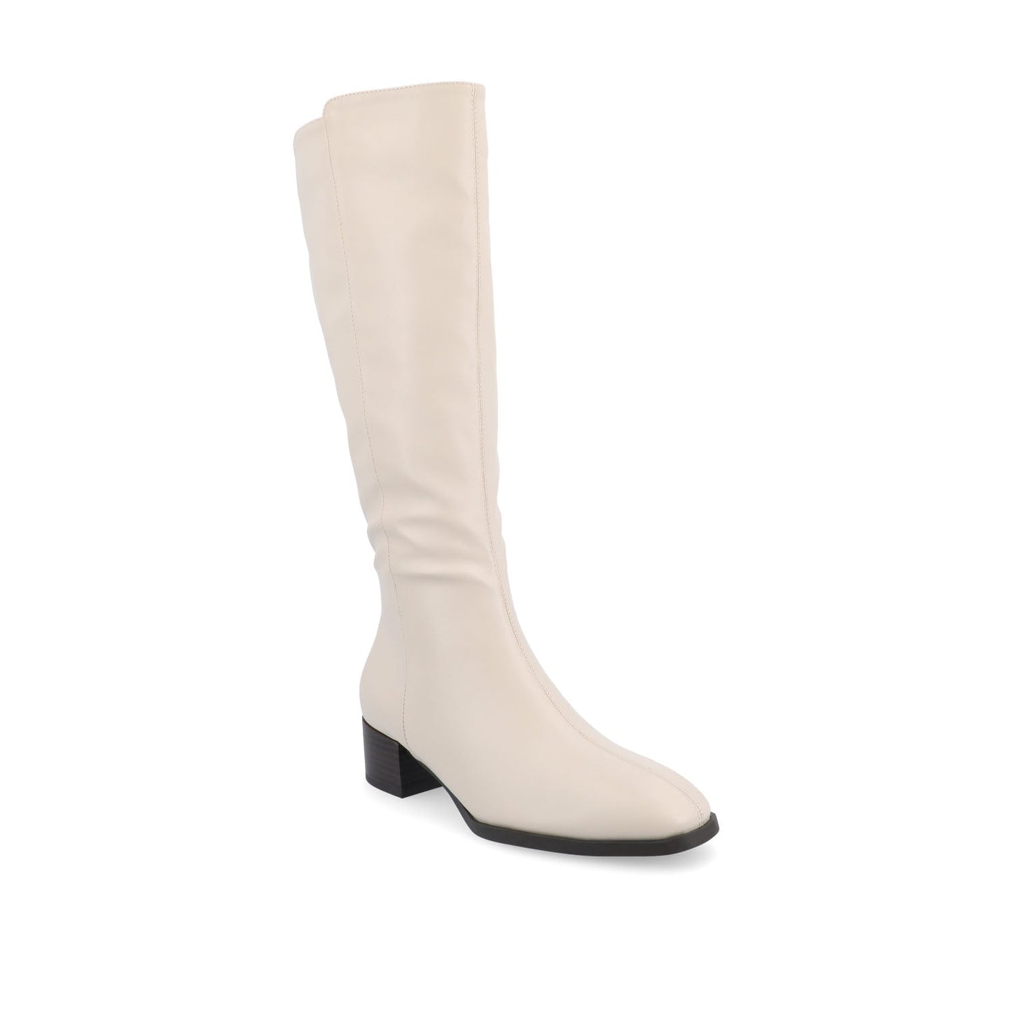 Journee DEVRI KNEE HIGH BOOTS IN VEGAN LEATHER - Bone