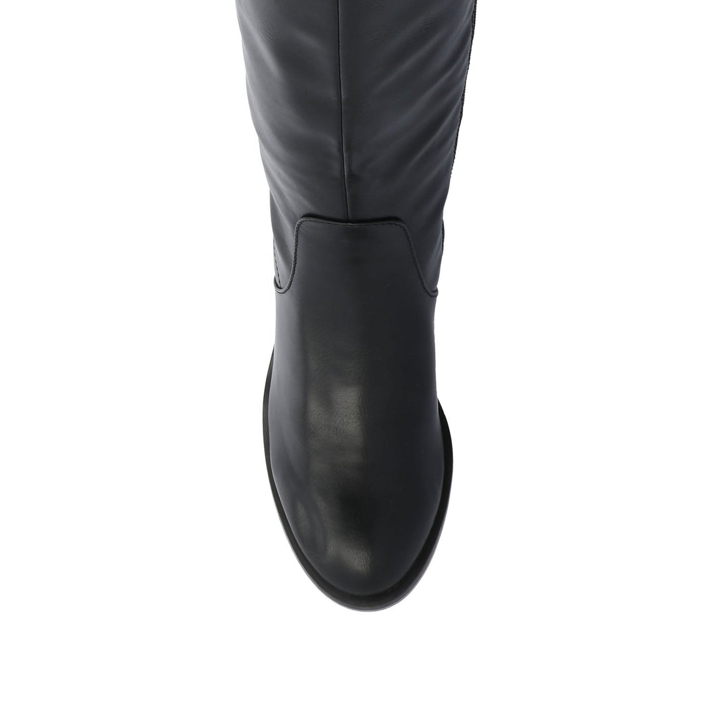 Journee ROMILLY KNEE HIGH BOOTS IN VEGAN LEATHER - Black