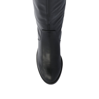 Journee ROMILLY KNEE HIGH BOOTS IN VEGAN LEATHER - Black