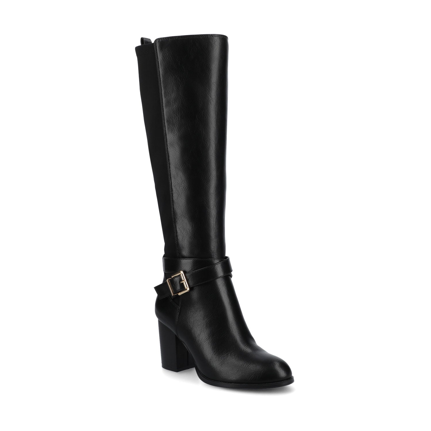 Journee AVALONN KNEE HIGH DRESS BOOTS - Black